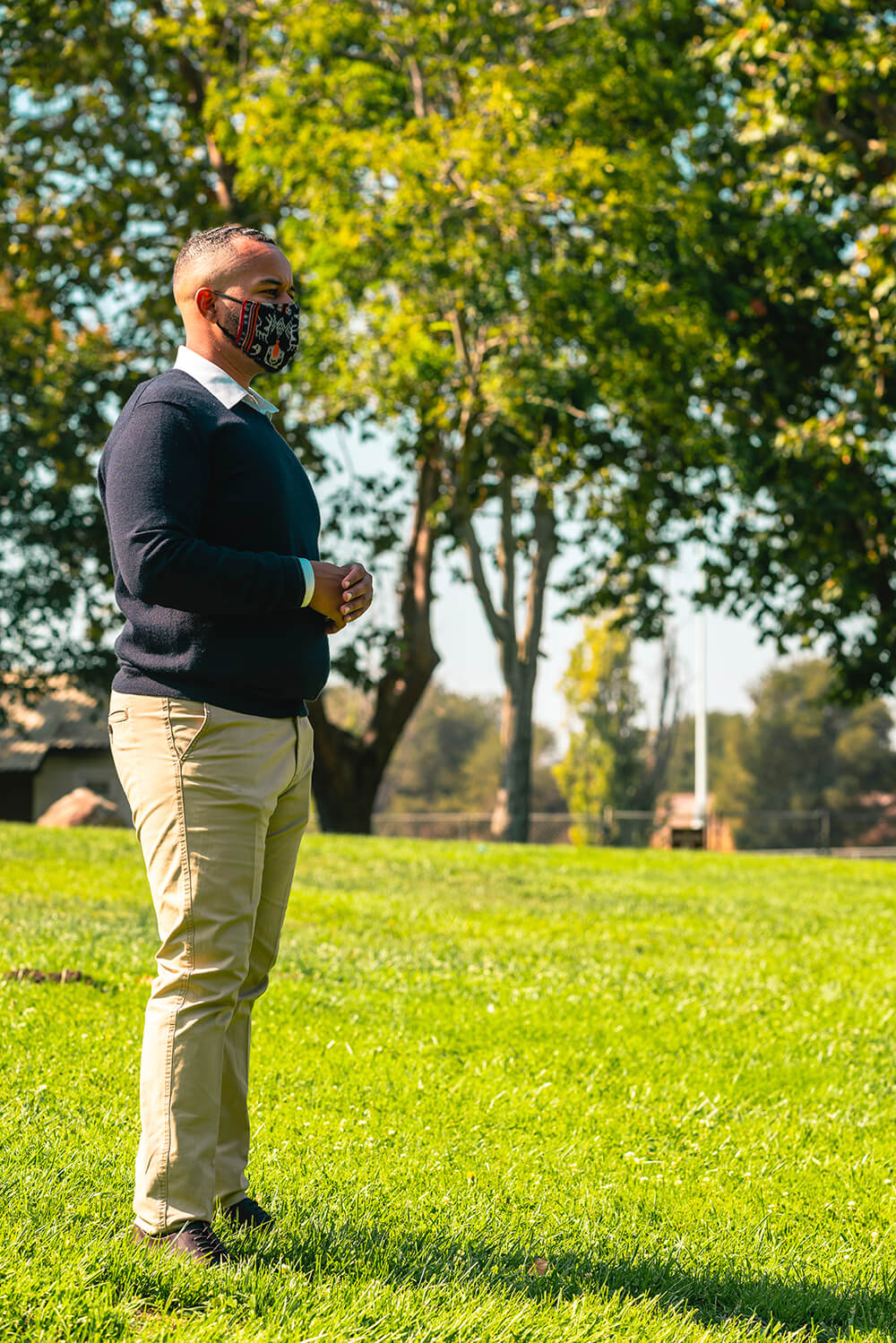 Photos of Devin Murphy, running for Pinole City Council in Pinole, CA on September 3, 2020.